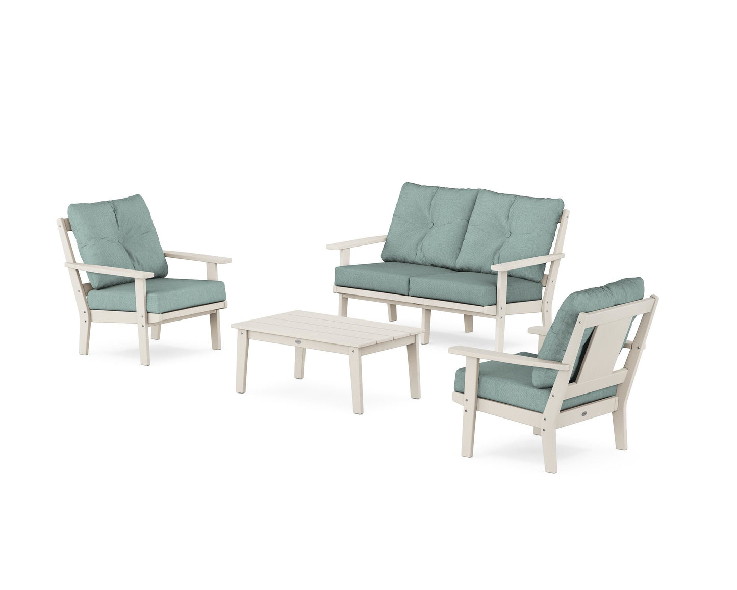 Prairie 4-Piece Deep Seating Set with Loveseat