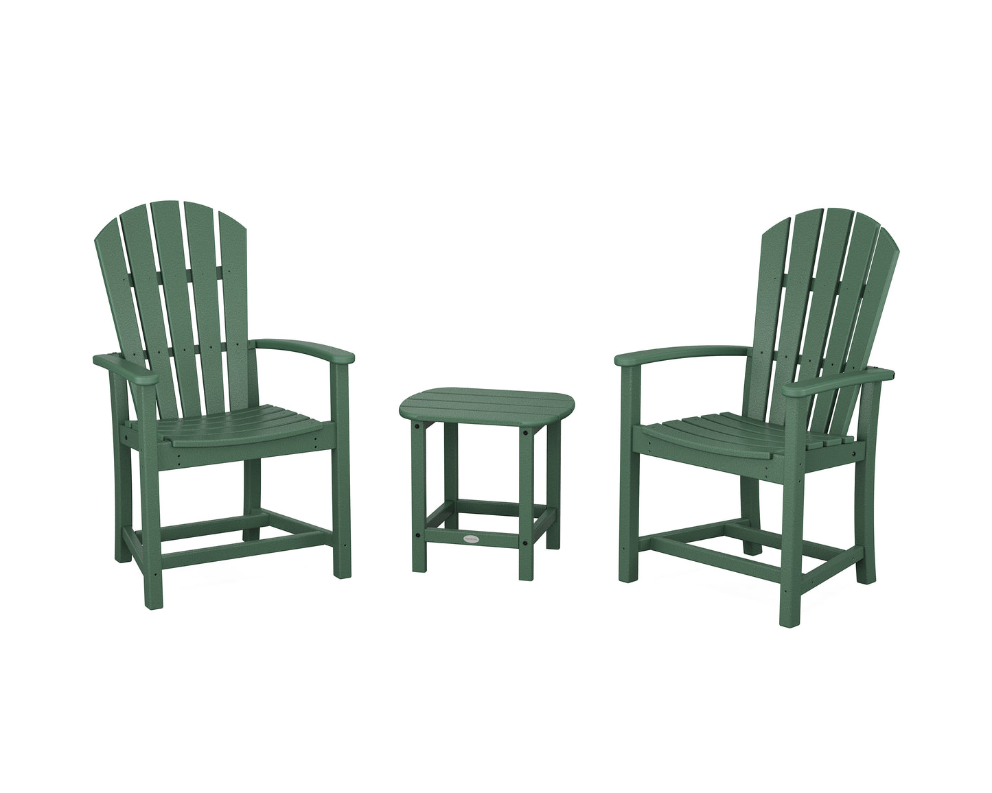 Palm Coast 3-Piece Upright Adirondack Chair Set
