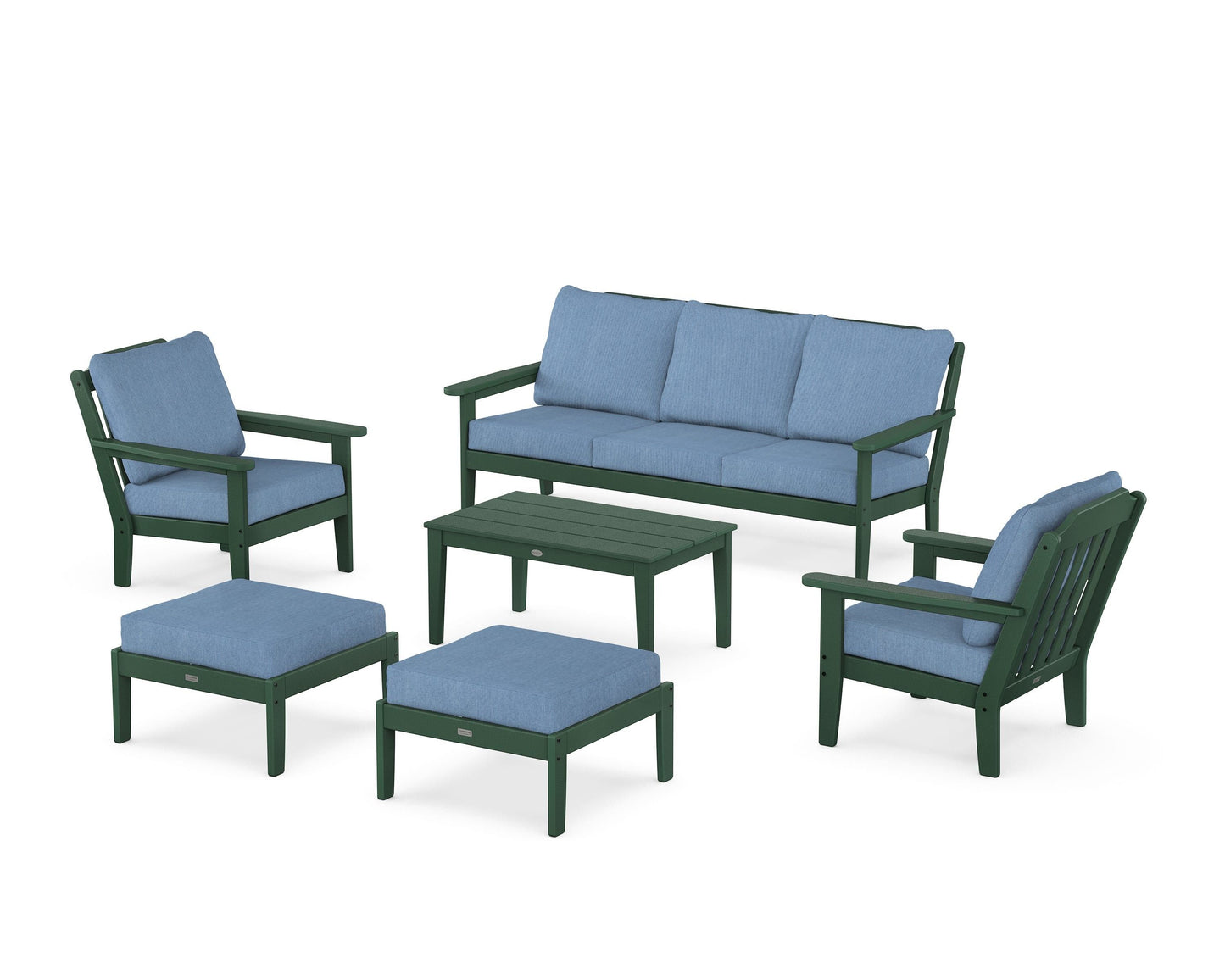 Cottage 6-Piece Lounge Sofa Set