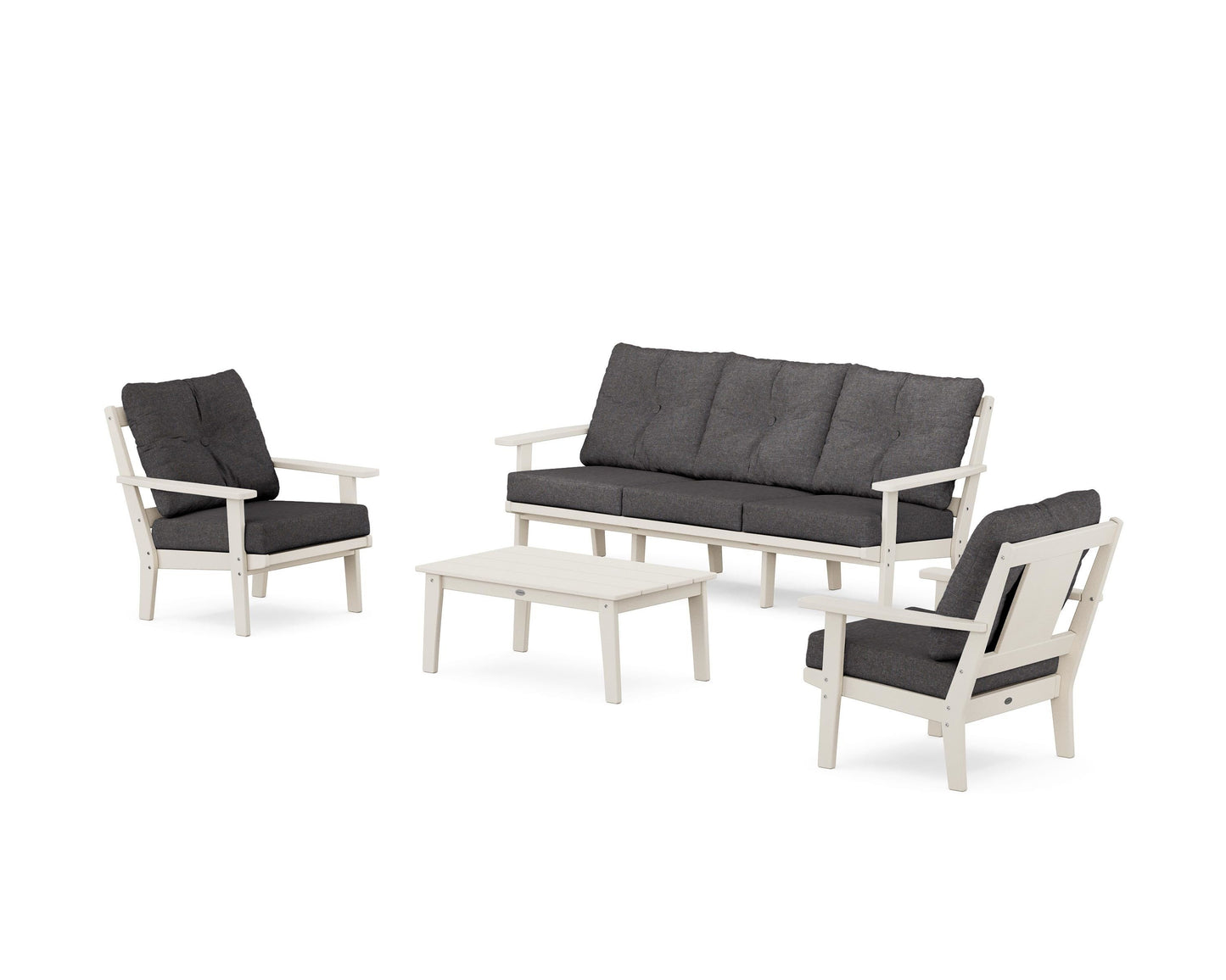Prairie 4-Piece Deep Seating Set with Sofa