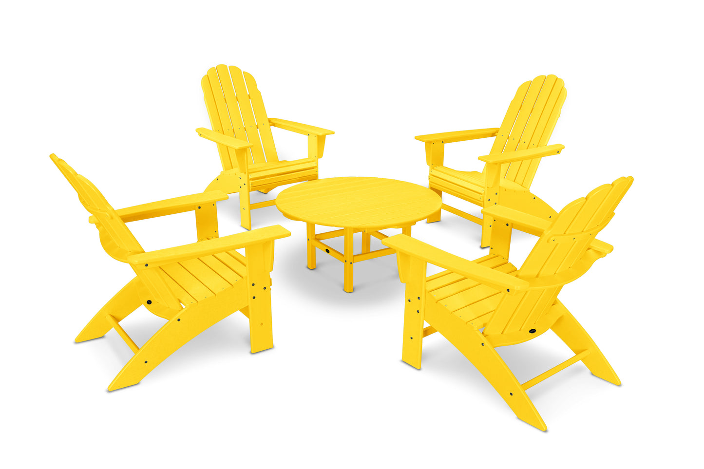 Vineyard 5-Piece Oversized Adirondack Set