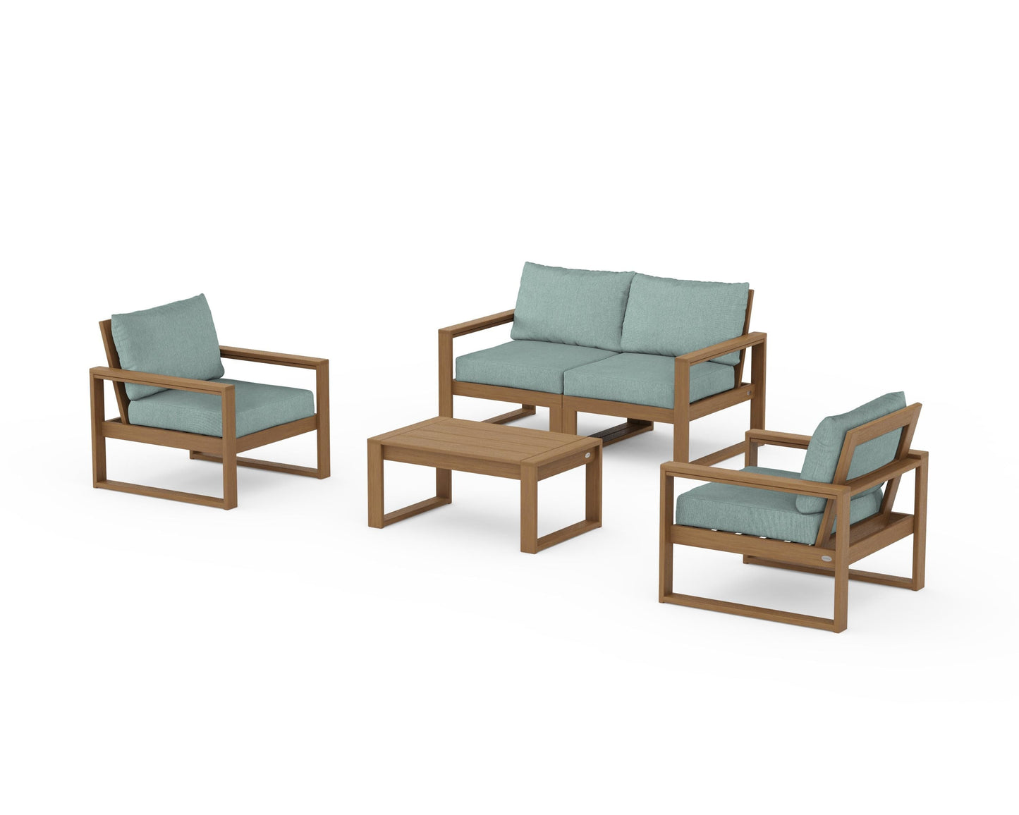 EDGE Sectional 4-Piece Deep Seating Set with Loveseat