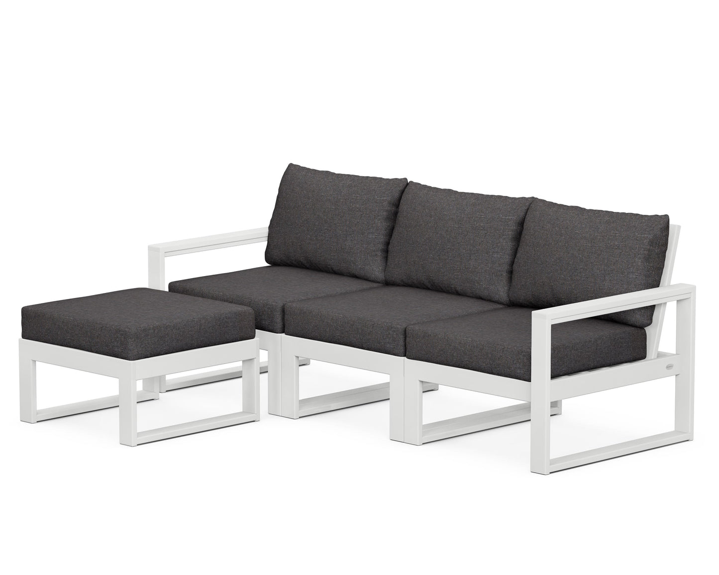 EDGE 4-Piece Modular Deep Seating Set with Ottoman