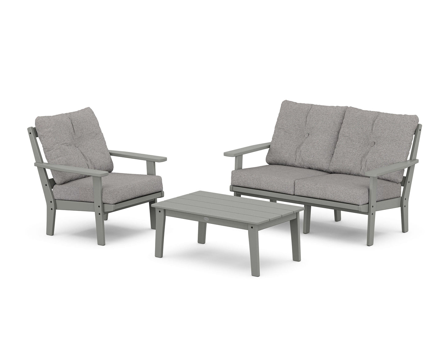 Prairie 3-Piece Deep Seating Set with Loveseat