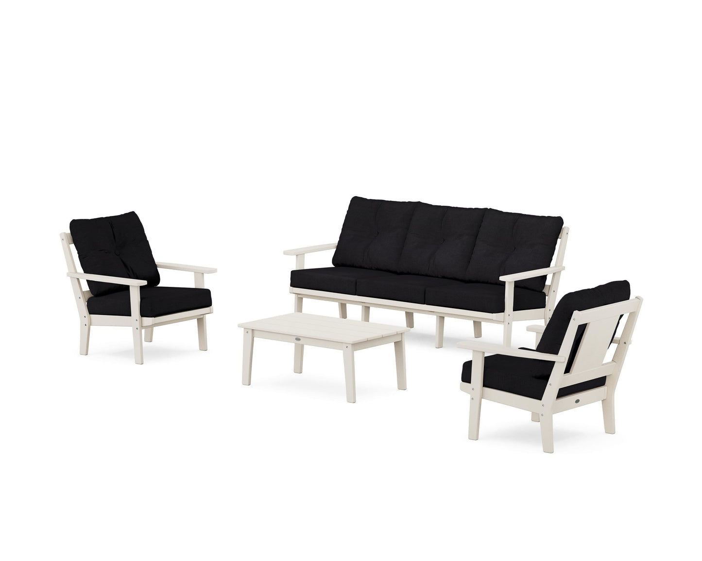 Prairie 4-Piece Deep Seating Set with Sofa