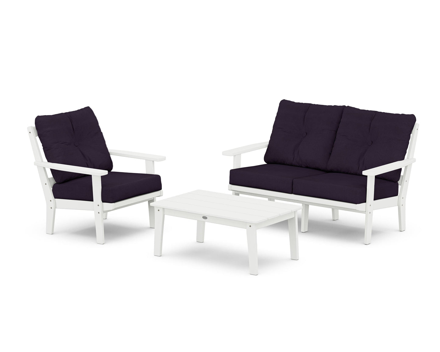 Prairie 3-Piece Deep Seating Set with Loveseat