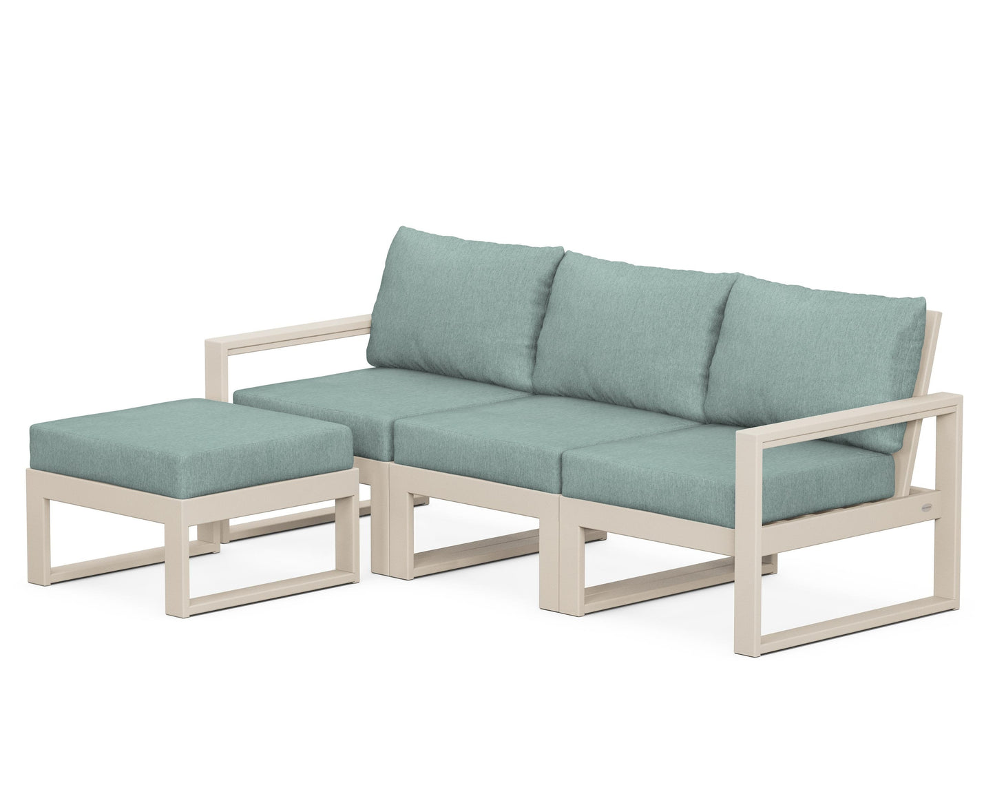 EDGE 4-Piece Modular Deep Seating Set with Ottoman