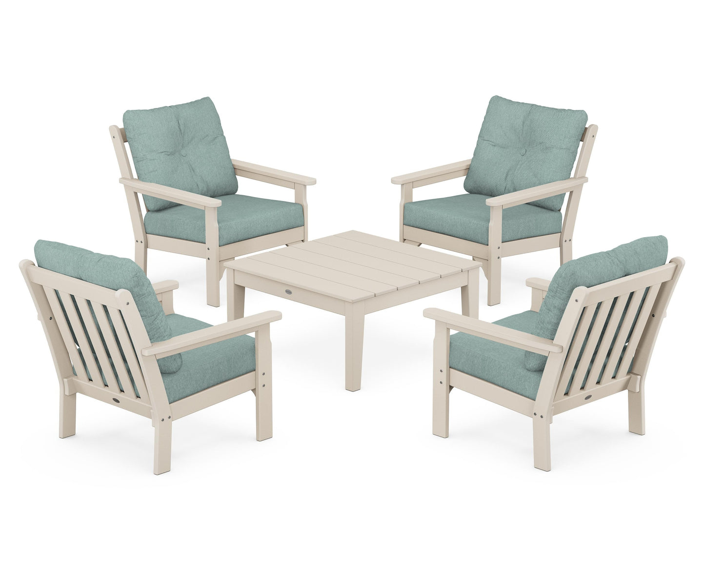 Vineyard 5-Piece Deep Seating Conversation Set