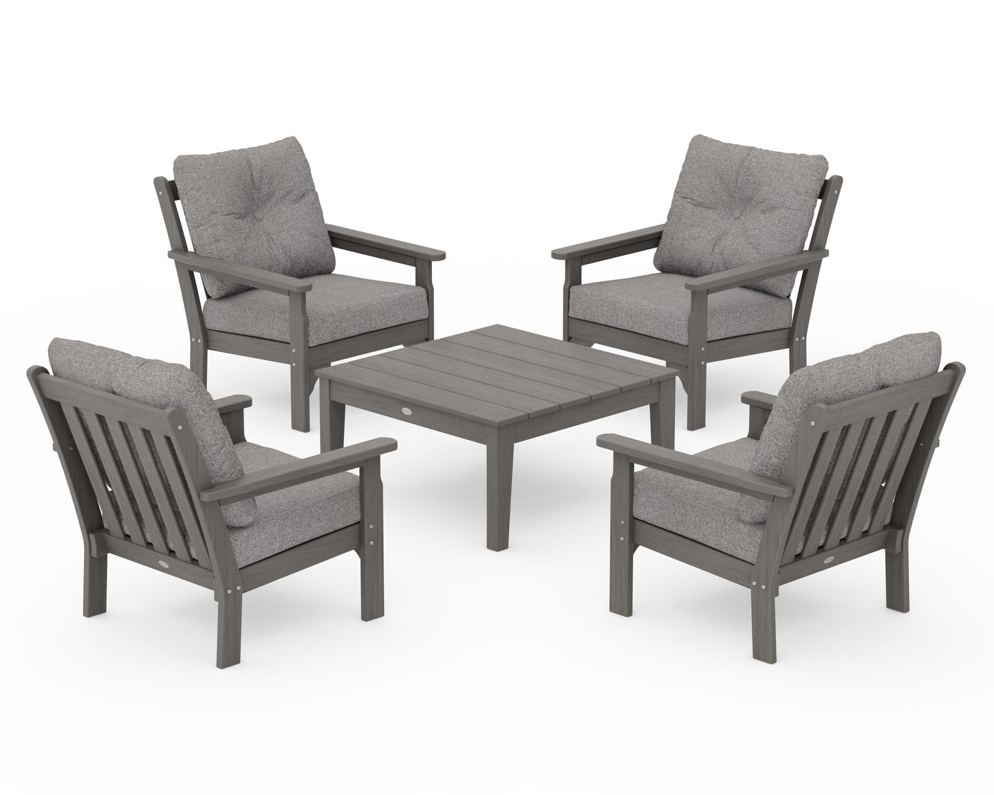 Vineyard 5-Piece Deep Seating Conversation Set