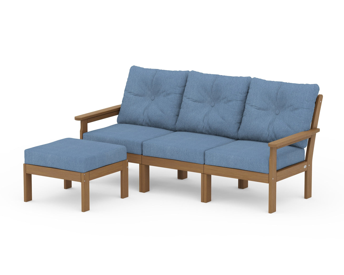 Vineyard 4-Piece Sectional with Ottoman