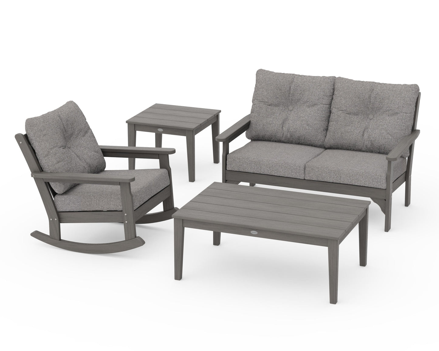 Vineyard 4-Piece Deep Seating Rocker Set