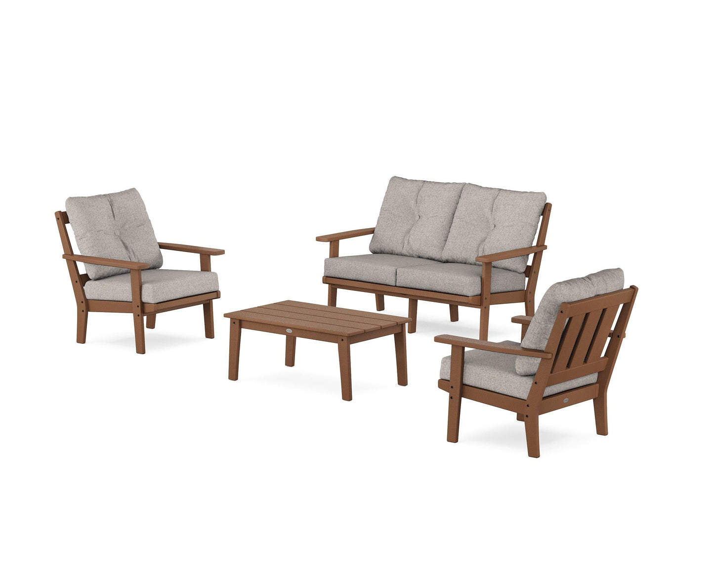 Oxford 4-Piece Deep Seating Set with Loveseat