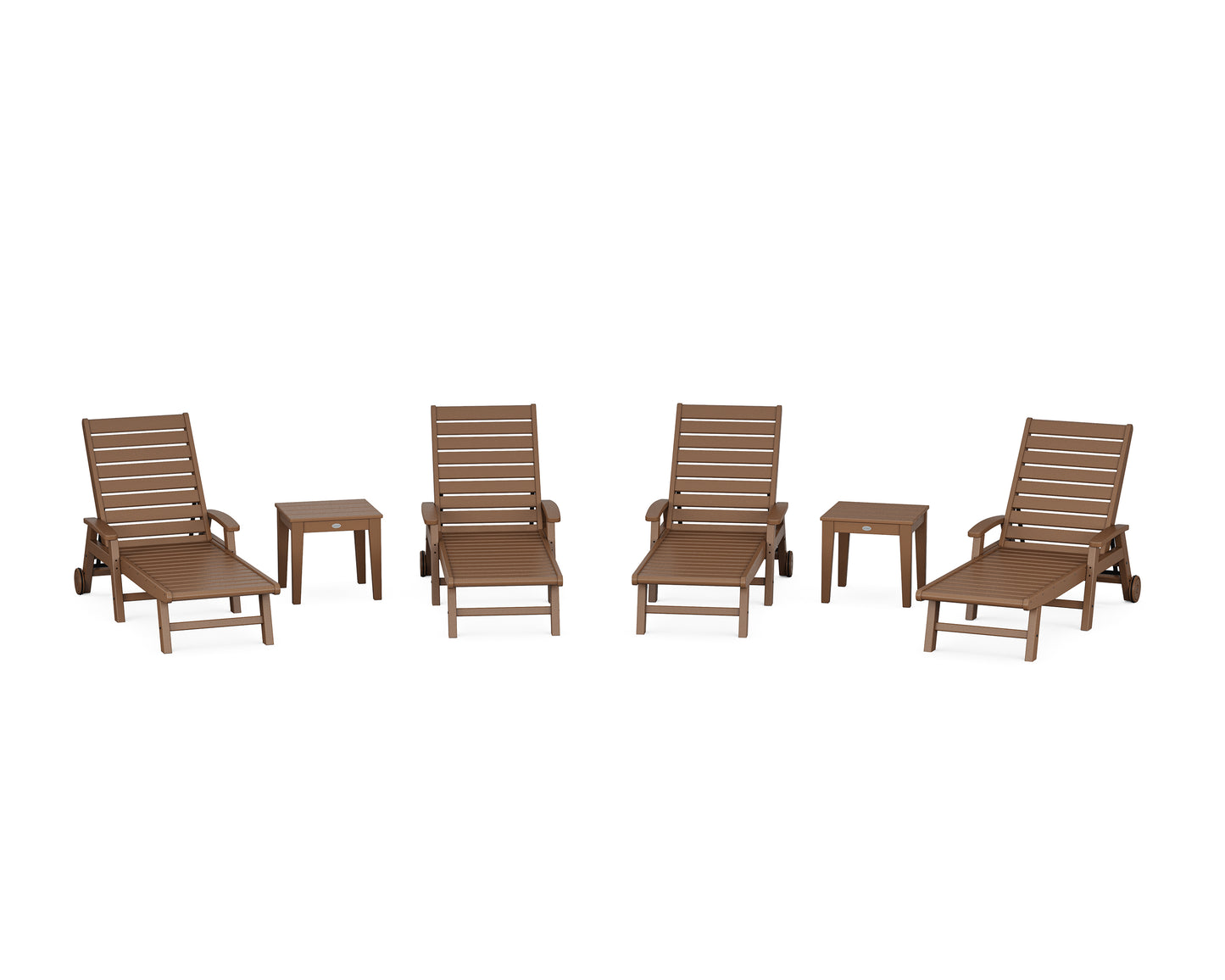 Signature Chaise 6-Piece Set with Wheels