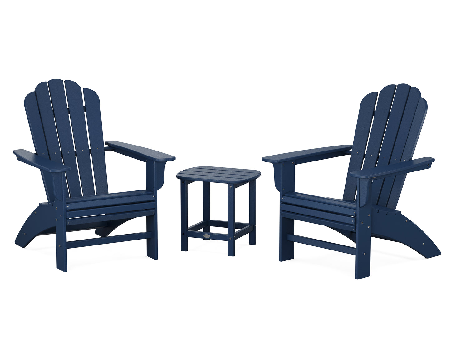 Cottage Curveback Adirondack Chair 3-Piece Set