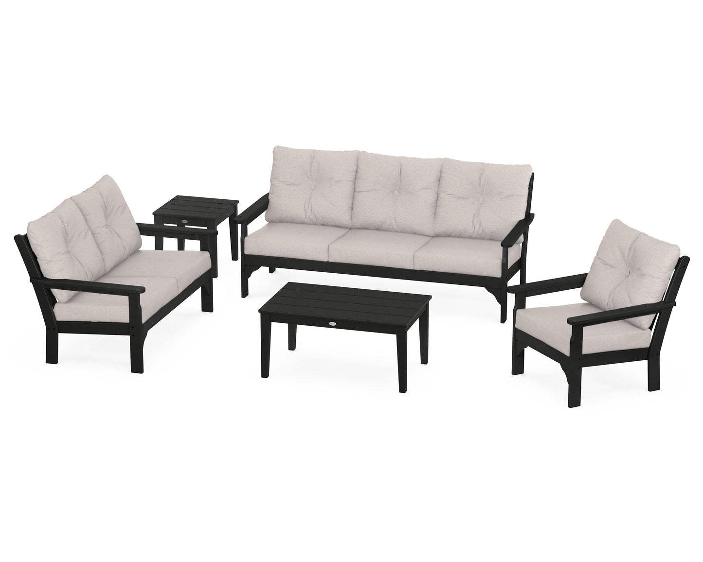 Vineyard 5 Piece Deep Seating Set