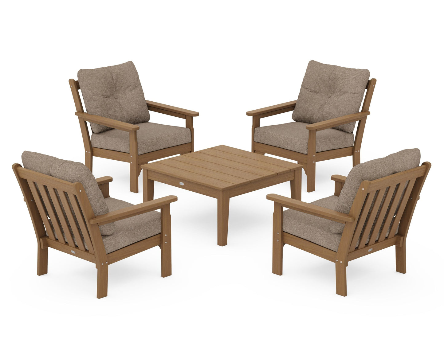 Vineyard 5-Piece Deep Seating Conversation Set