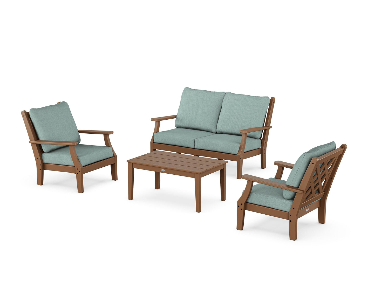 Wovendale 4-Piece Deep Seating Set with Loveseat
