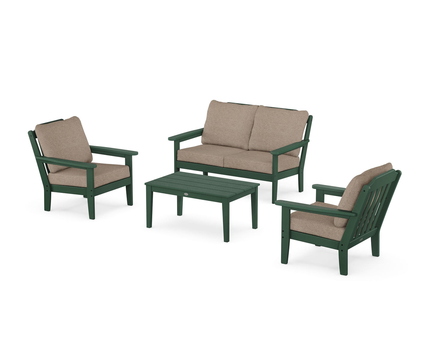 Cottage 4-Piece Deep Seating Set with Loveseat