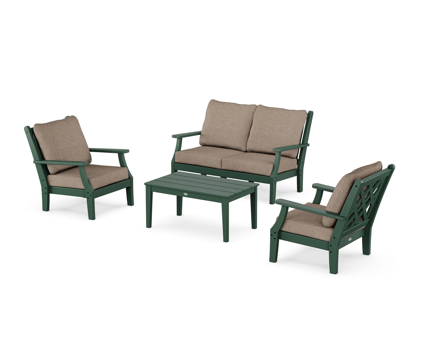 Wovendale 4-Piece Deep Seating Set with Loveseat