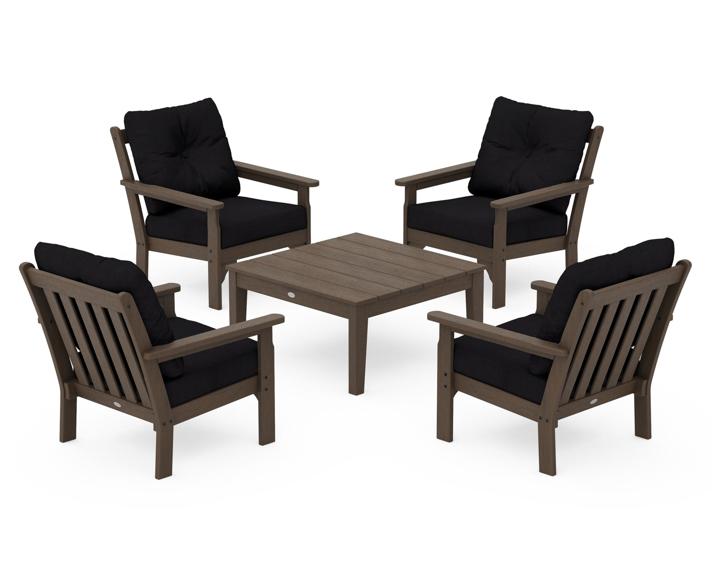 Vineyard 5-Piece Deep Seating Conversation Set