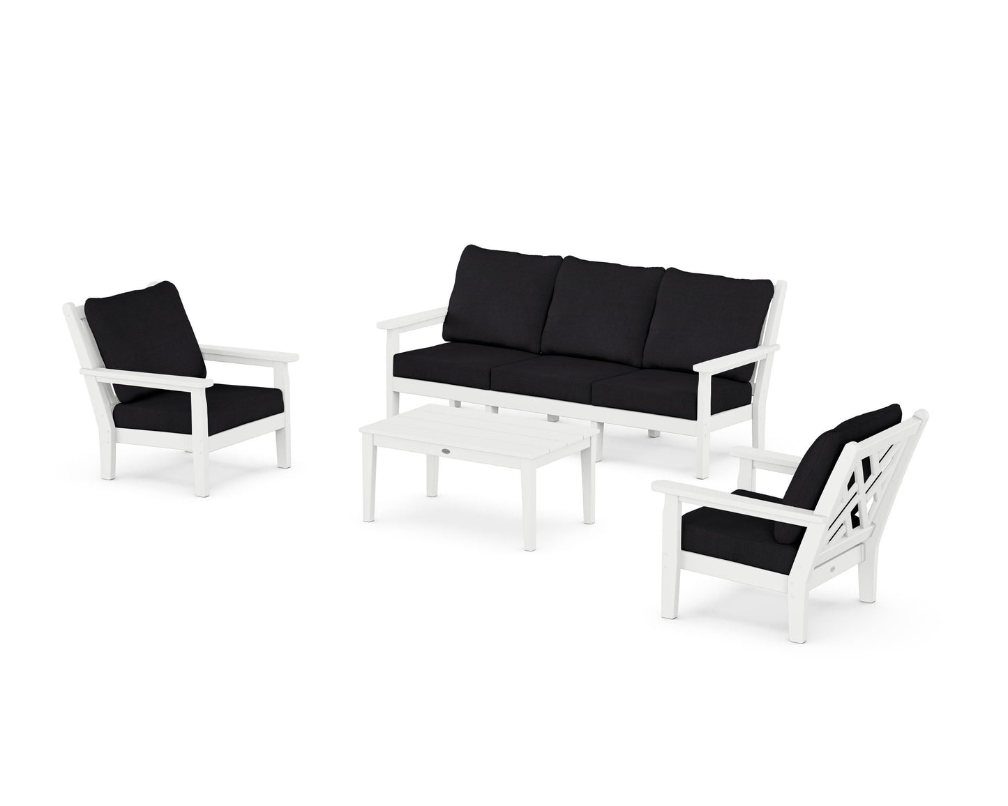 Chippendale 4-Piece Deep Seating Set with Sofa