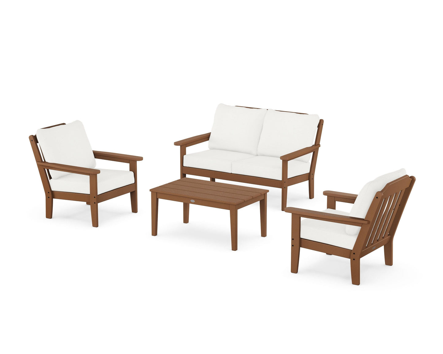 Cottage 4-Piece Deep Seating Set with Loveseat
