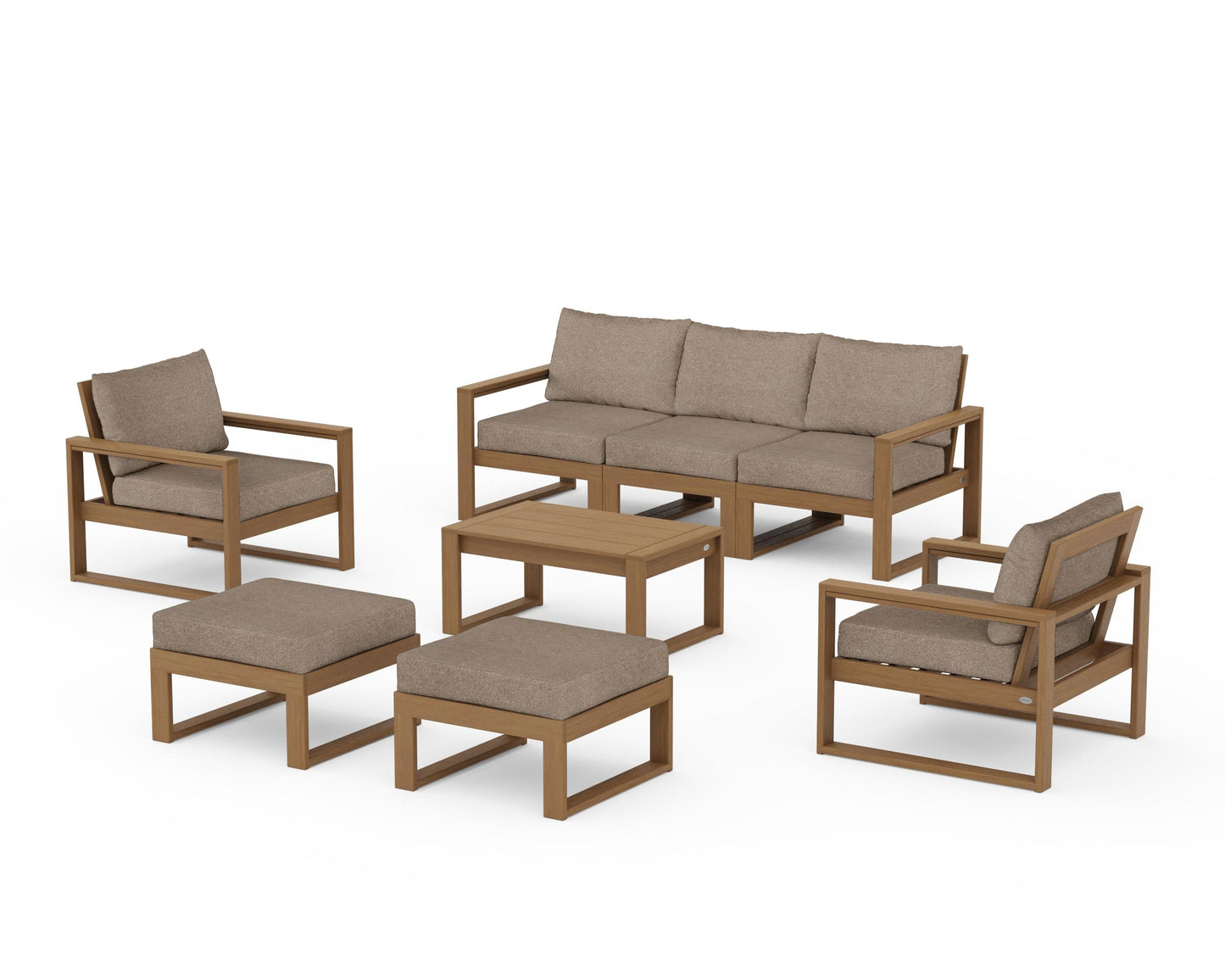 EDGE Sectional 8-Piece Lounge Sofa Set