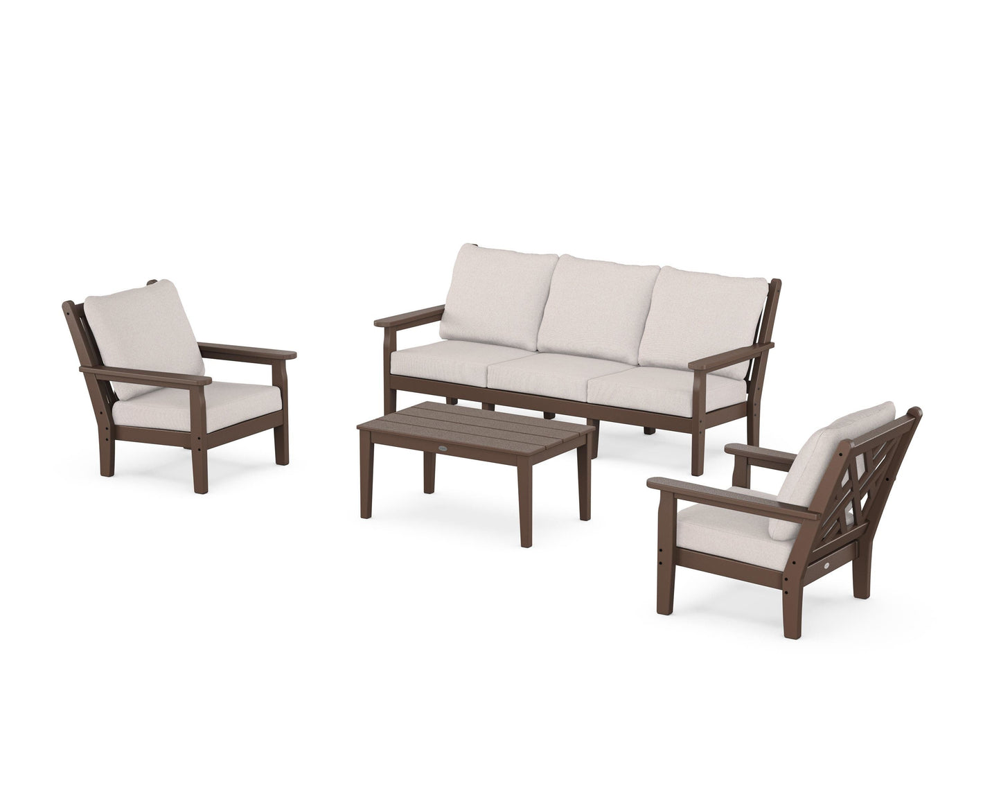 Chippendale 4-Piece Deep Seating Set with Sofa