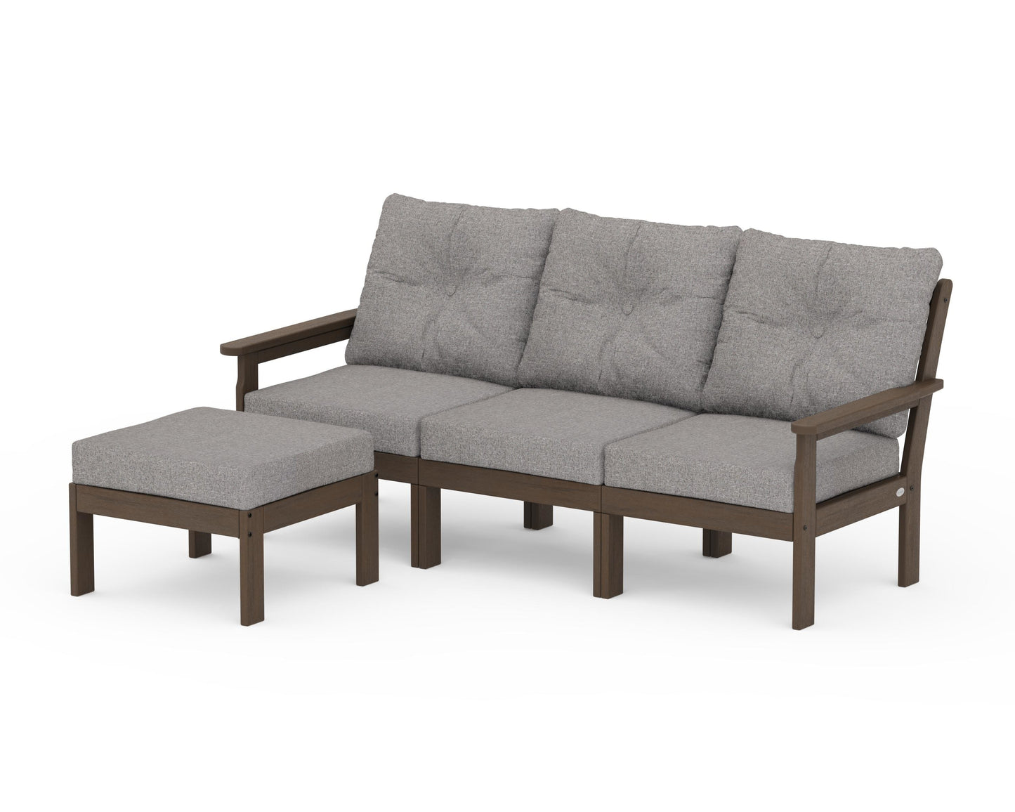 Vineyard 4-Piece Sectional with Ottoman