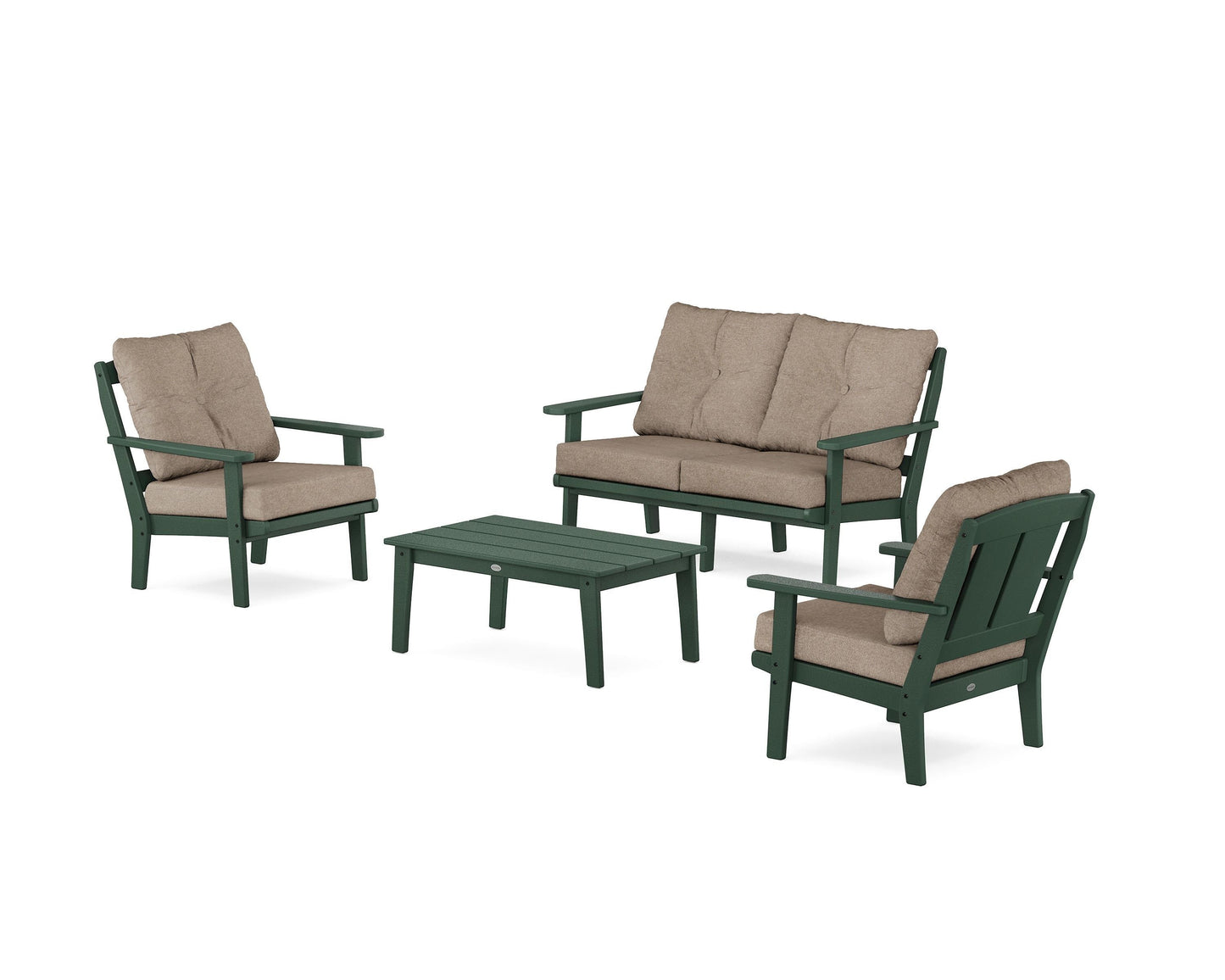 Mission 4-Piece Deep Seating Set with Loveseat