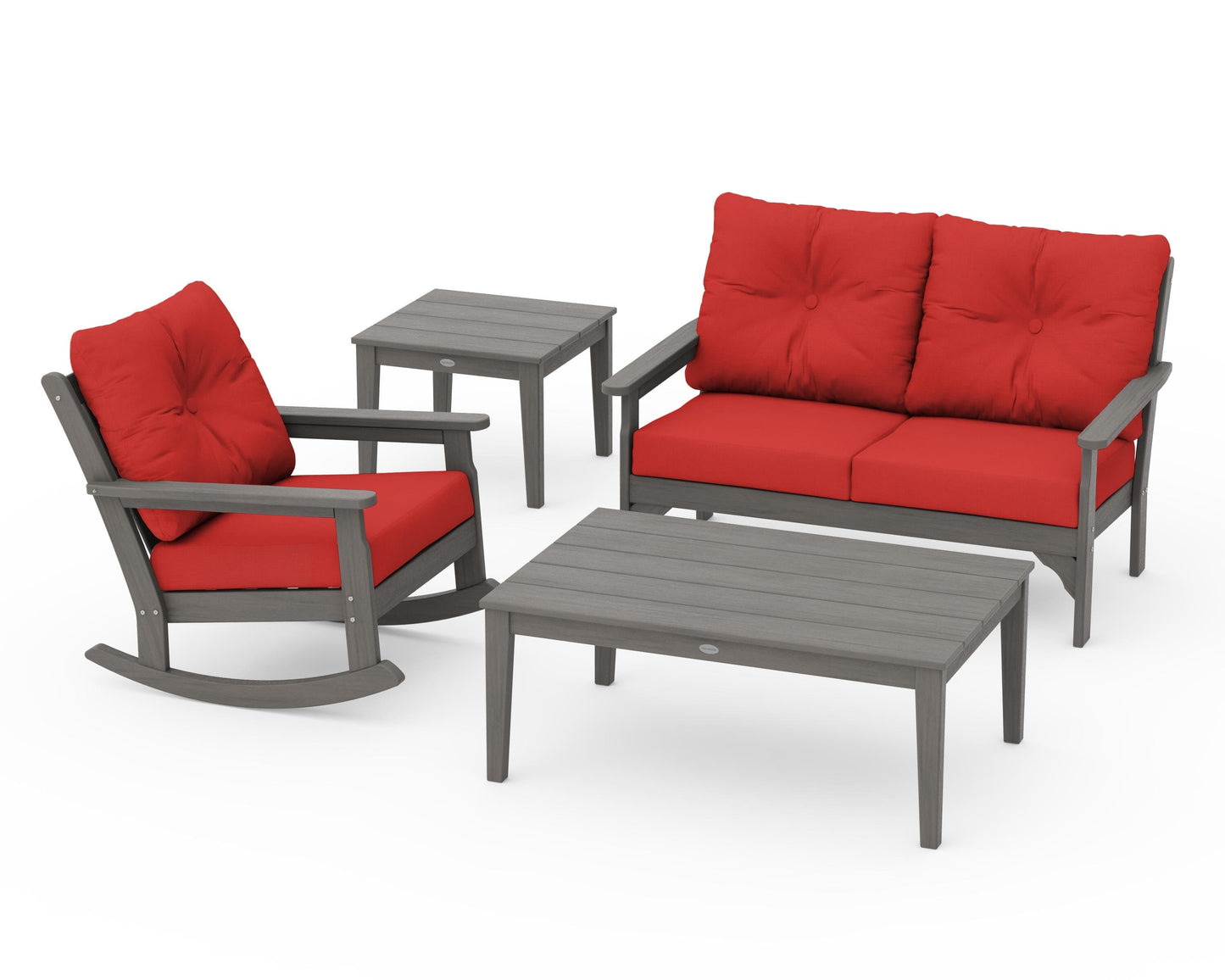Vineyard 4-Piece Deep Seating Rocker Set