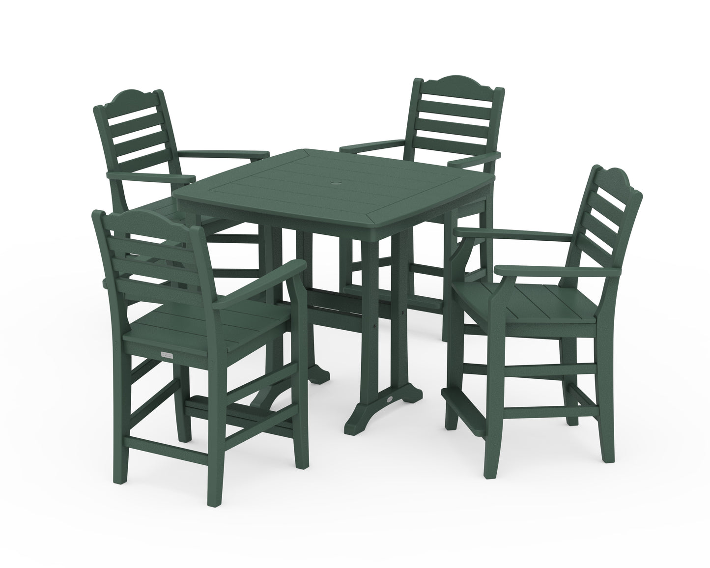 Savannah 5-Piece Counter Set with Trestle Legs