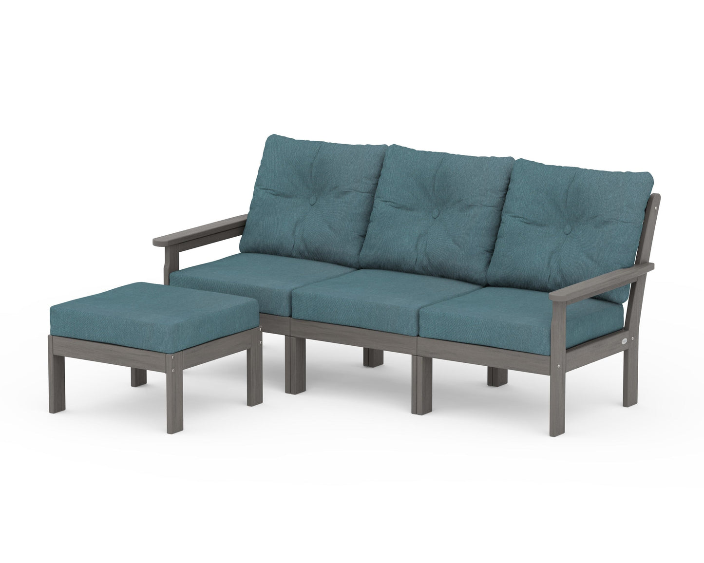 Vineyard 4-Piece Sectional with Ottoman