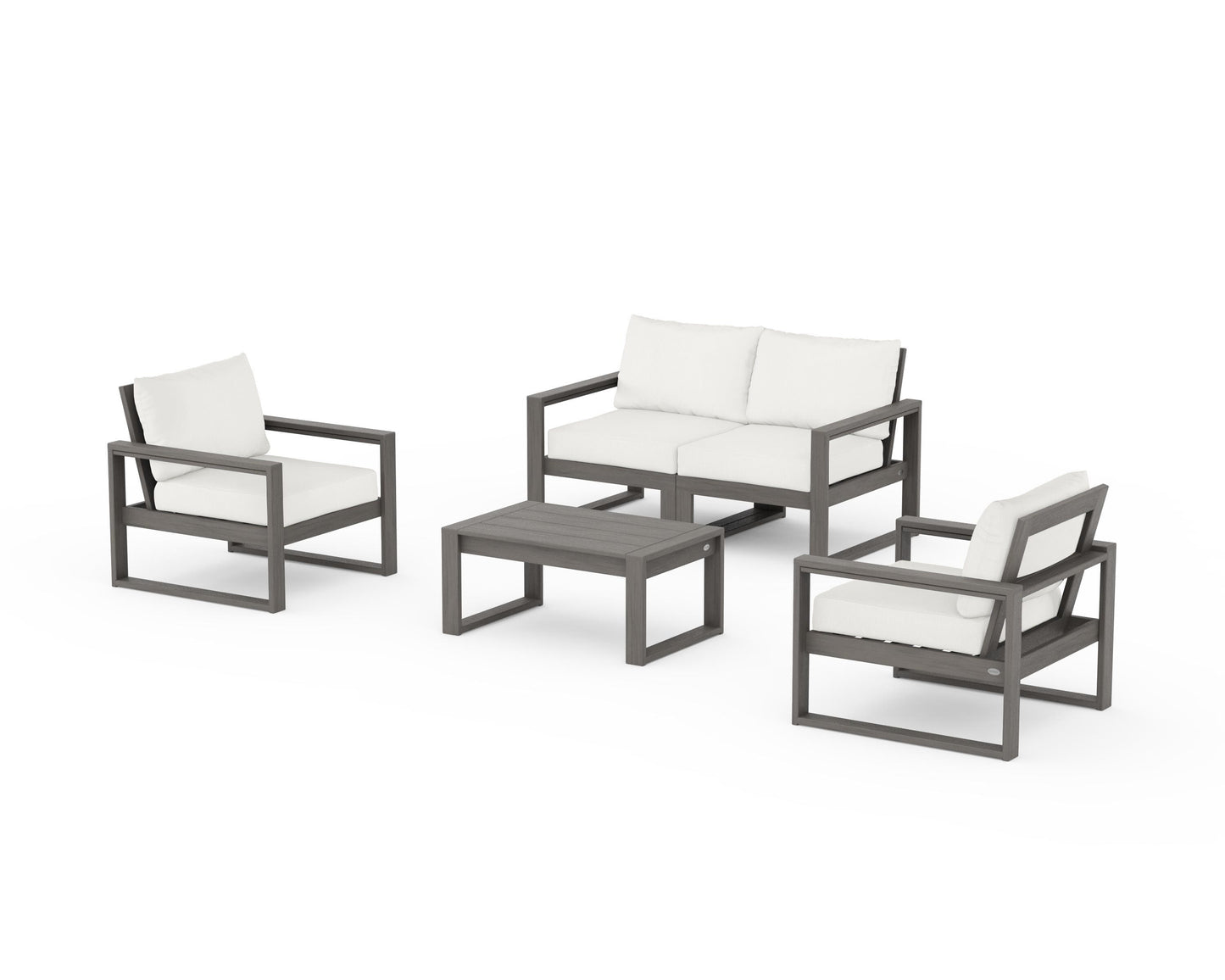 EDGE Sectional 4-Piece Deep Seating Set with Loveseat
