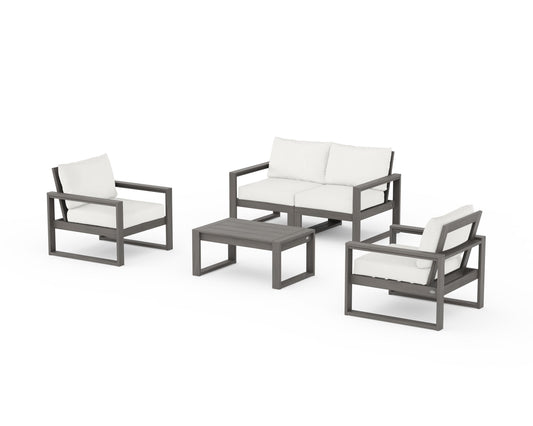 EDGE Sectional 4-Piece Deep Seating Set with Loveseat