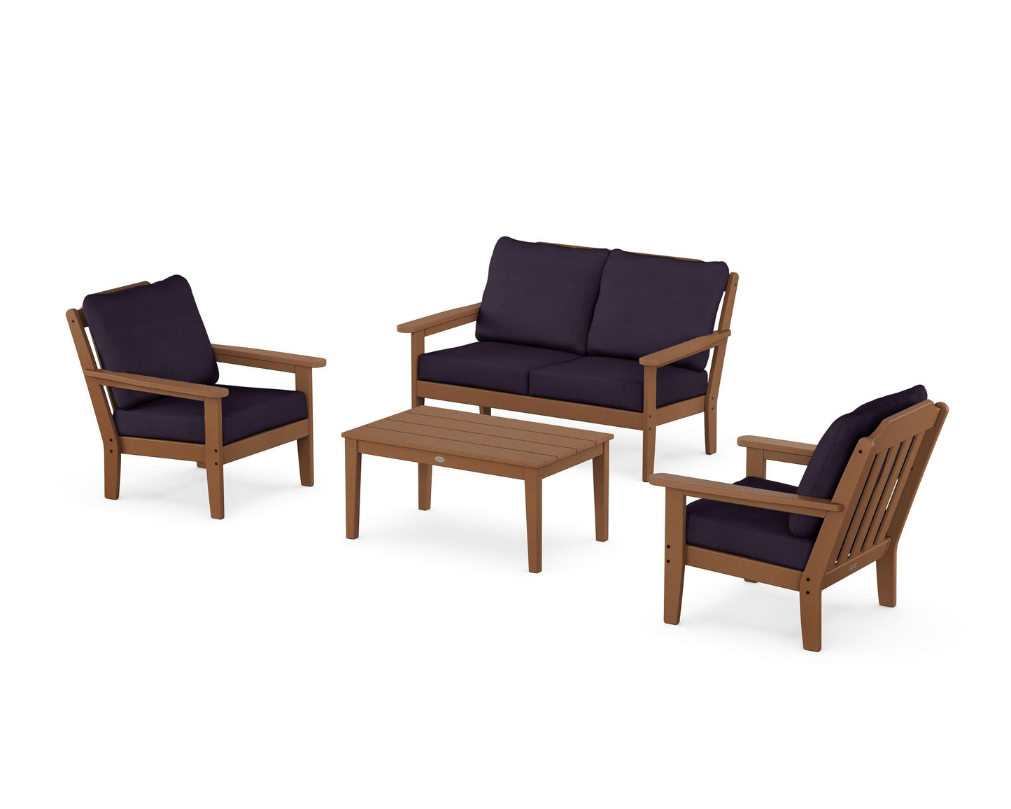Cottage 4-Piece Deep Seating Set with Loveseat