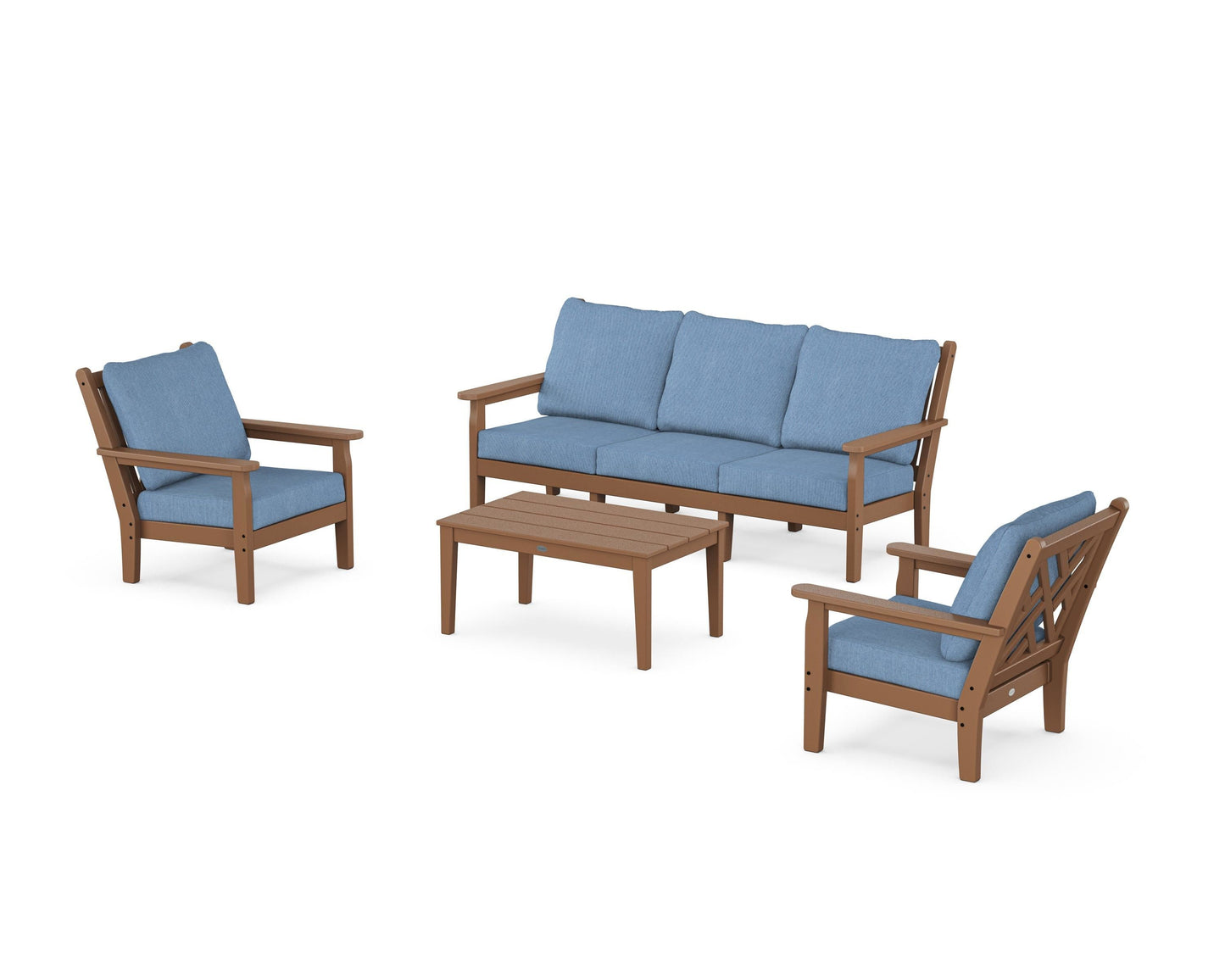 Chippendale 4-Piece Deep Seating Set with Sofa