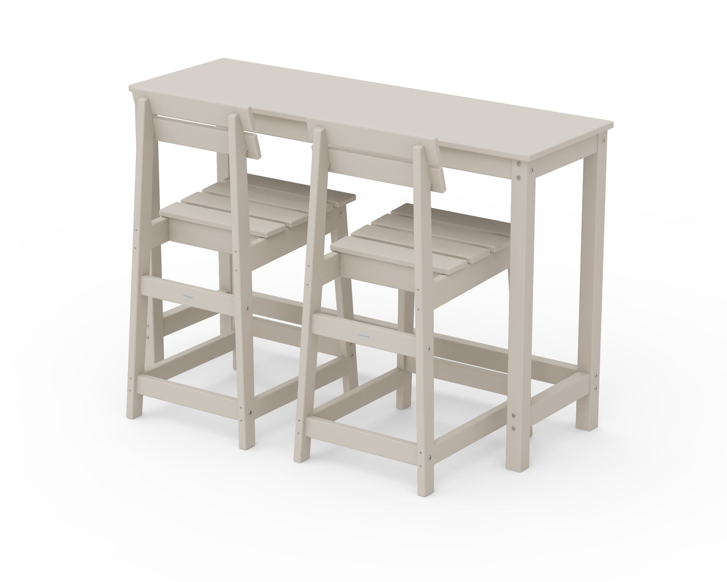 Modern Studio Plaza Counter Chair 3-Piece Balcony Set