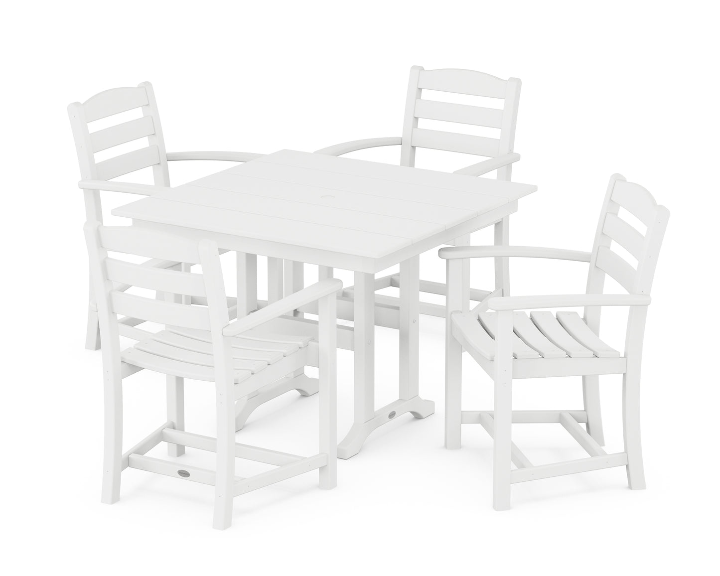 La Casa Café 5-Piece Farmhouse Dining Set