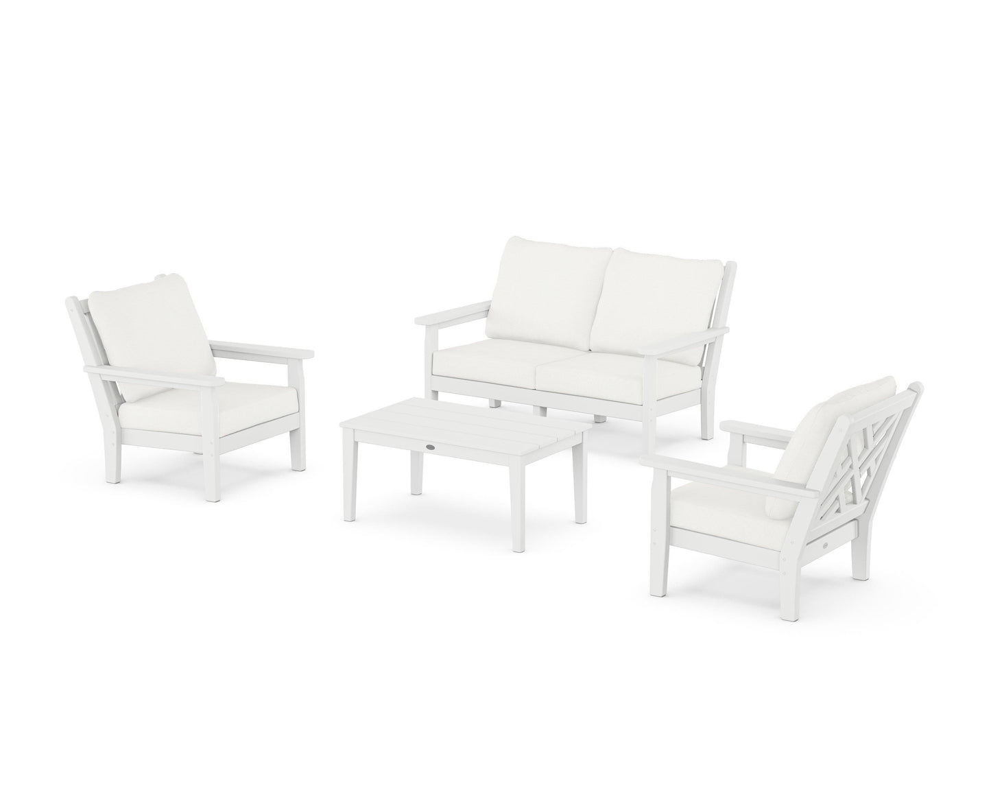 Chippendale 4-Piece Deep Seating Set with Loveseat