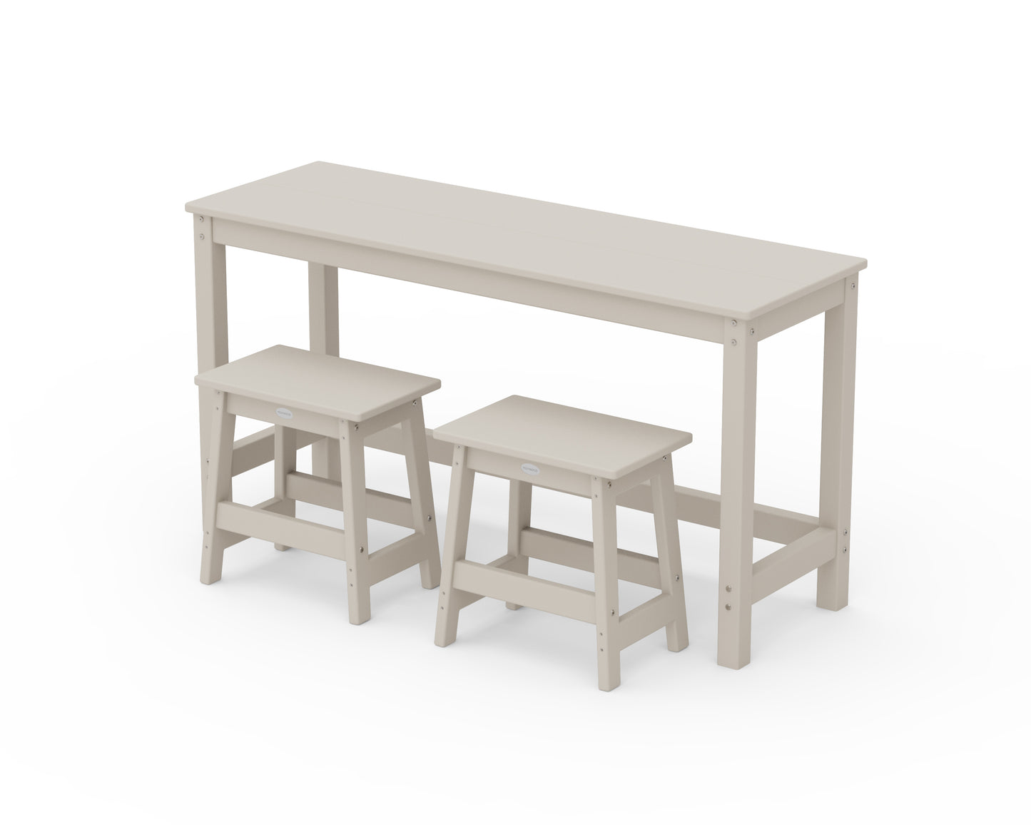 Modern Studio Stool 3-Piece Balcony Set