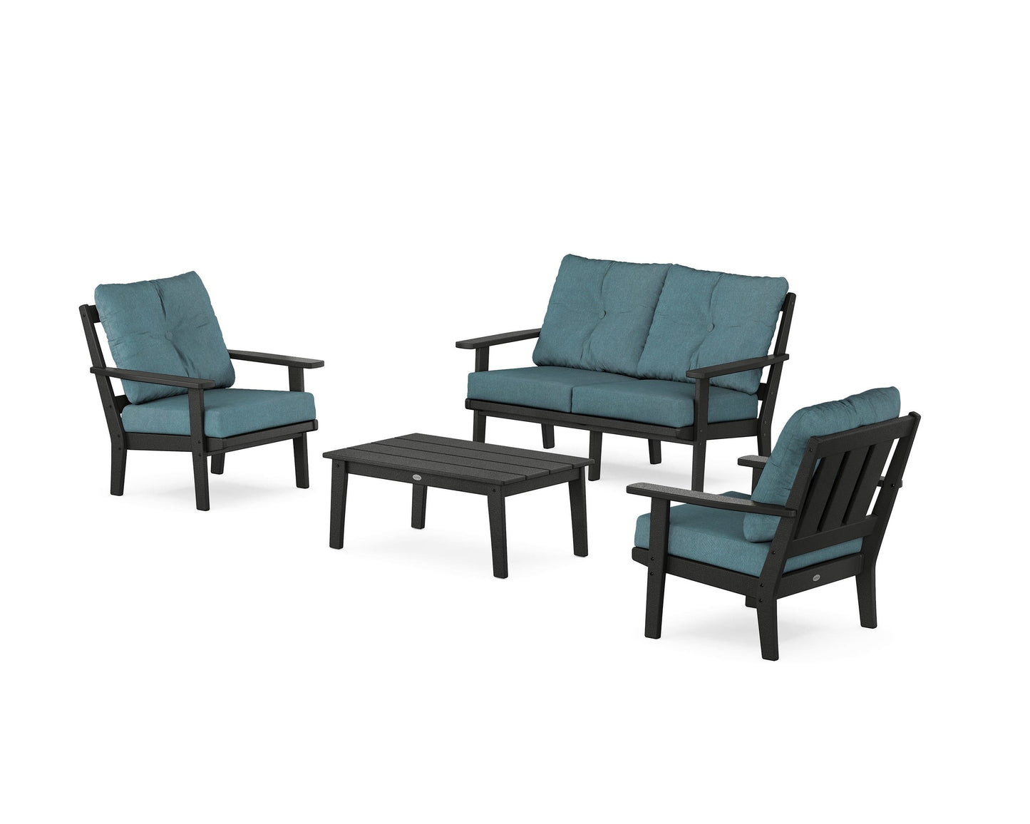 Oxford 4-Piece Deep Seating Set with Loveseat