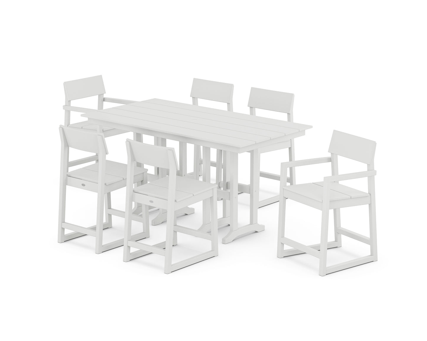 EDGE 7-Piece Farmhouse Counter Set