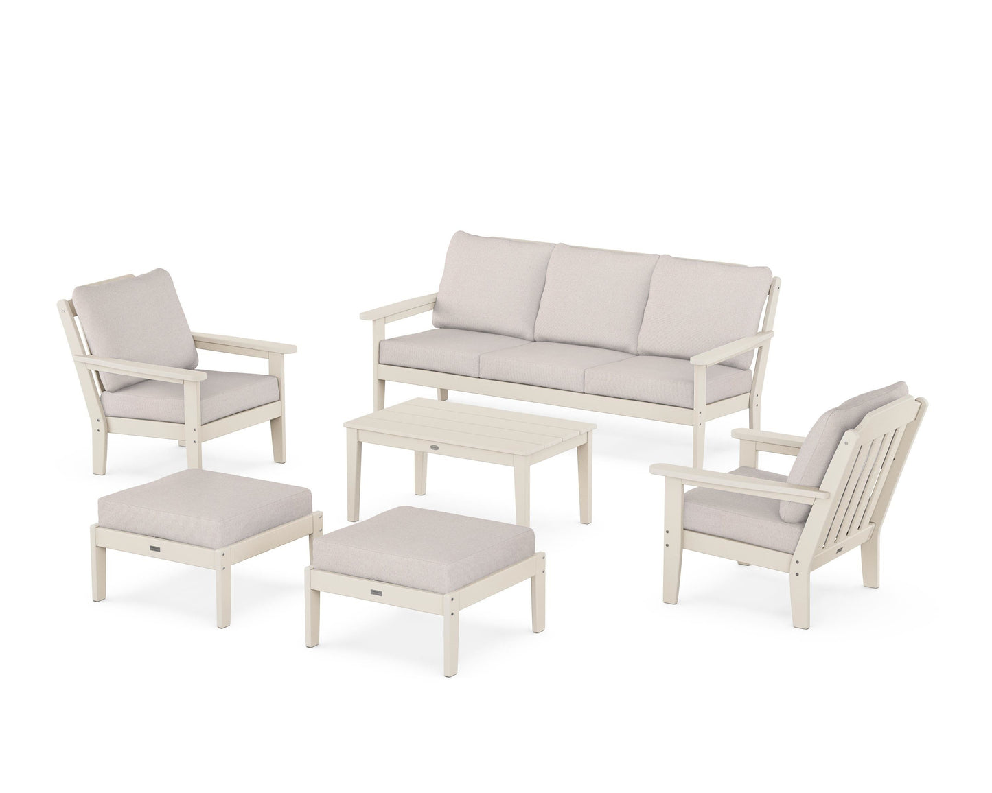 Cottage 6-Piece Lounge Sofa Set