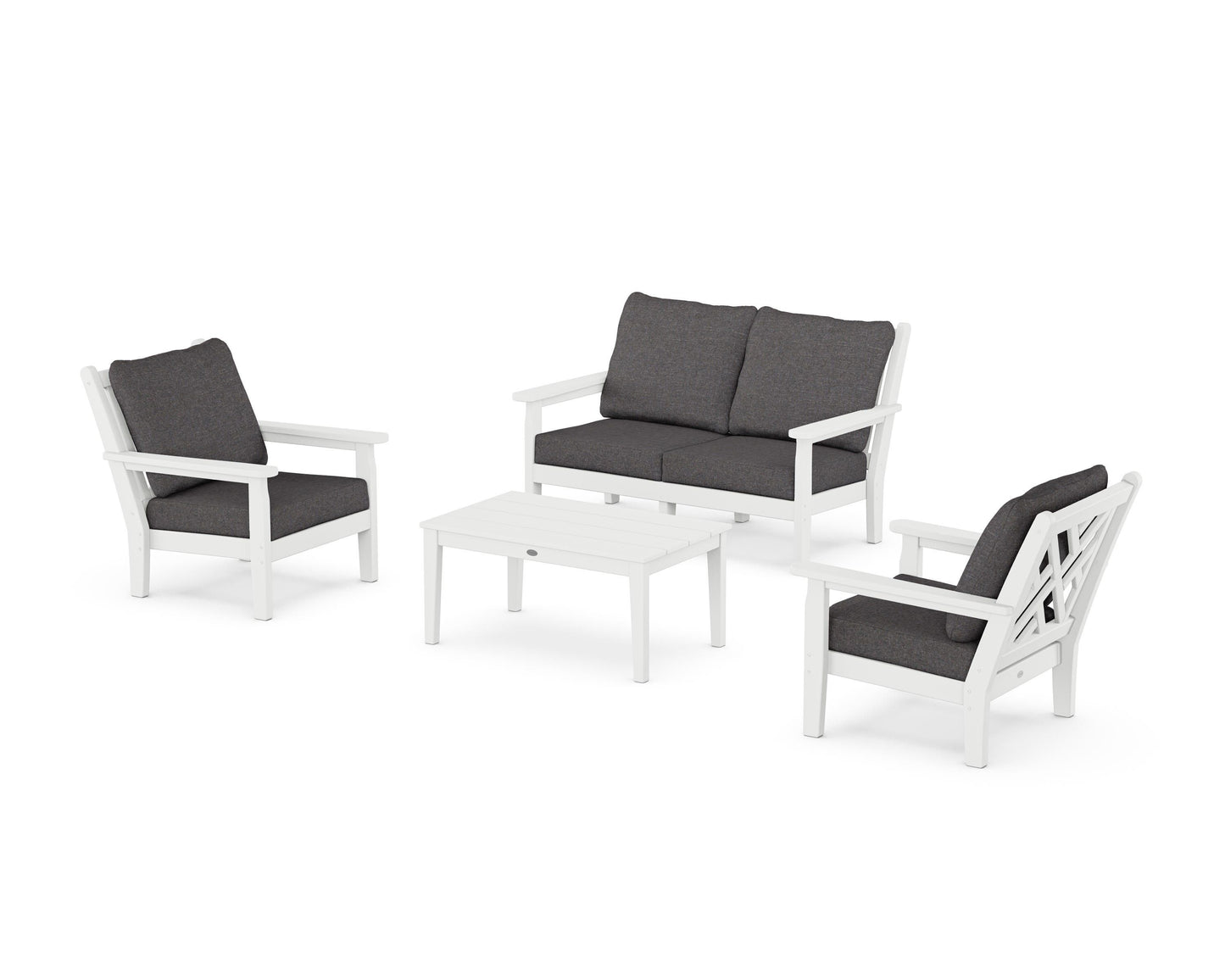 Chippendale 4-Piece Deep Seating Set with Loveseat