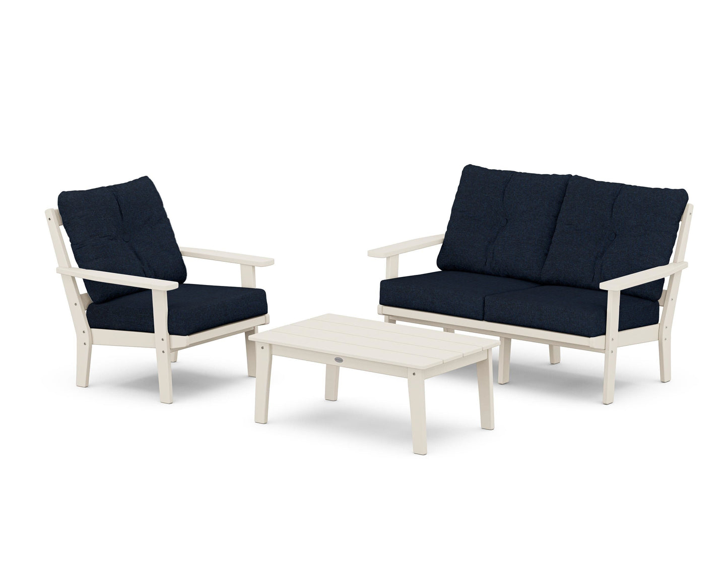 Prairie 3-Piece Deep Seating Set with Loveseat