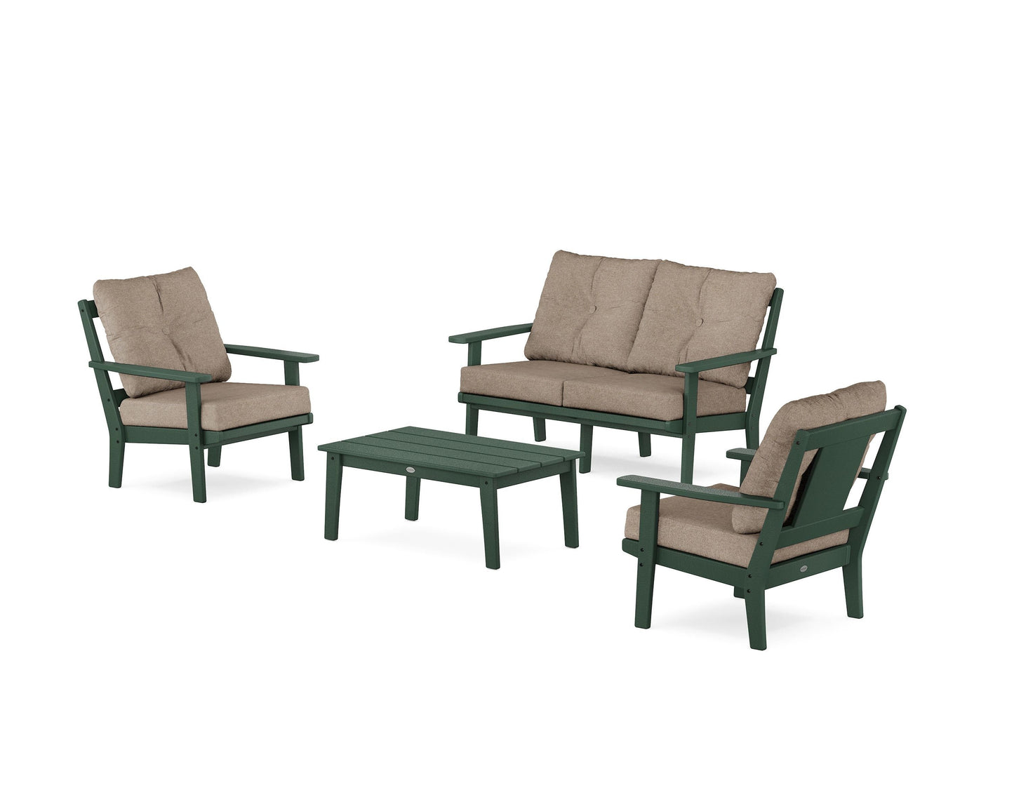 Prairie 4-Piece Deep Seating Set with Loveseat