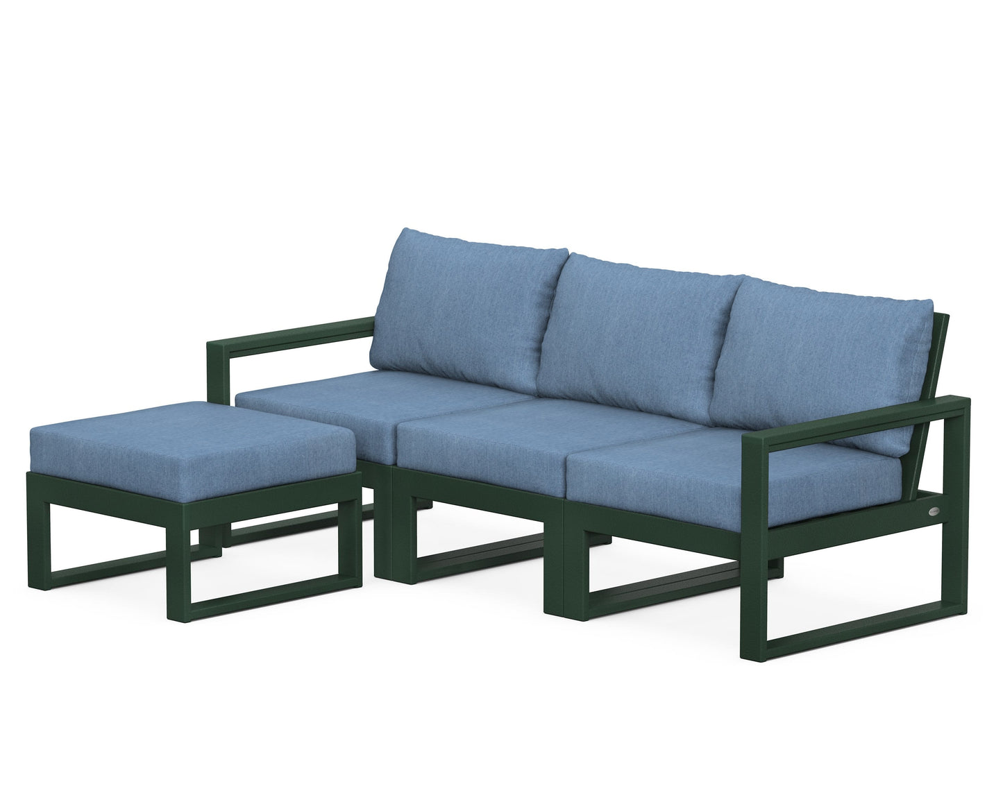 EDGE 4-Piece Modular Deep Seating Set with Ottoman