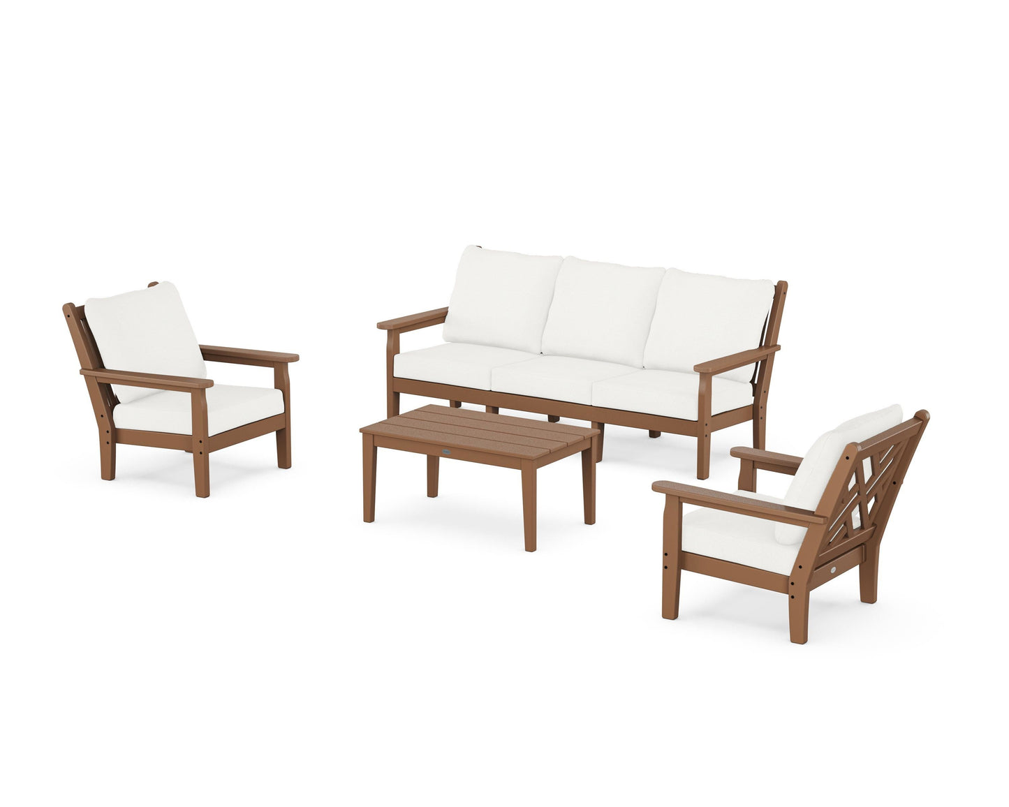 Chippendale 4-Piece Deep Seating Set with Sofa
