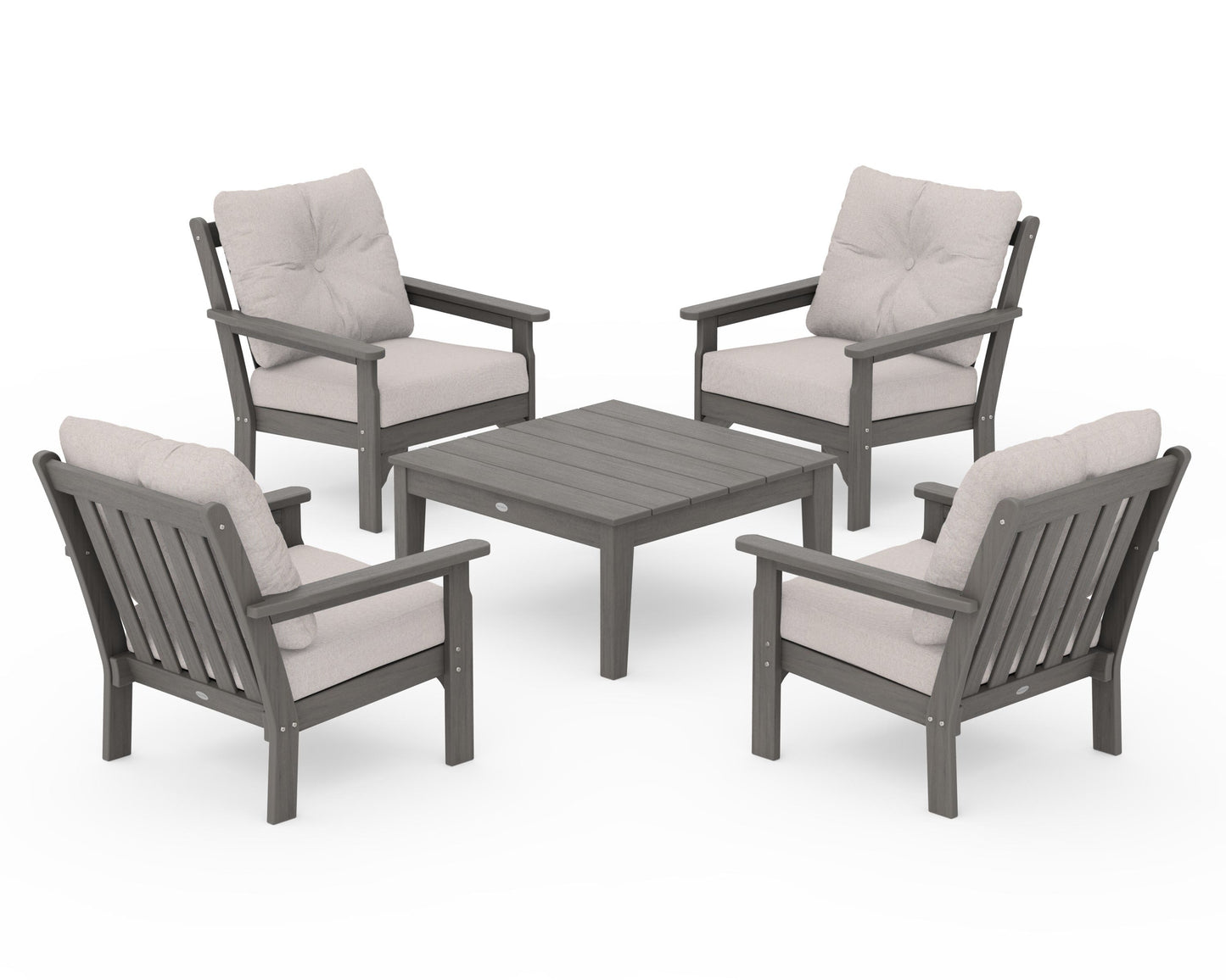 Vineyard 5-Piece Deep Seating Conversation Set